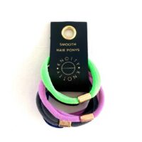 knotty 6 stuks luxe  haarelastiekjes