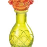 Kaarshouder Bloem Op Voet Glas
