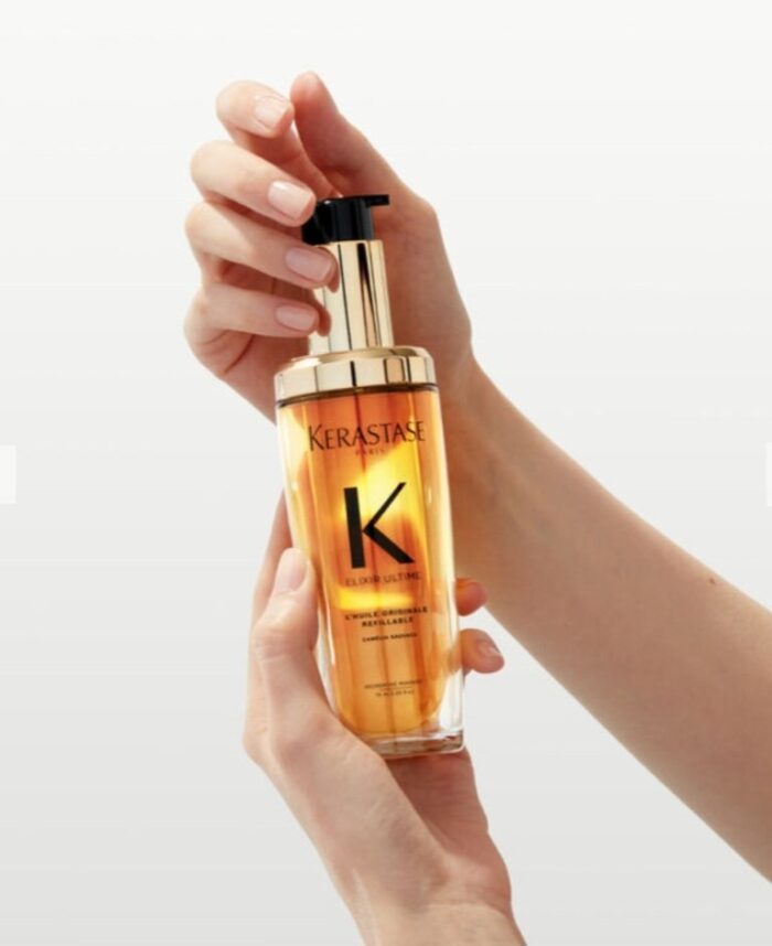 Elixir Ultime L'huile Originale Navulling Voor Alle Haartypes75 ml - Afbeelding 3