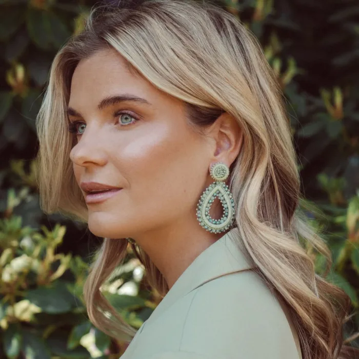 Drops Tarah Earrings - sage - Afbeelding 3