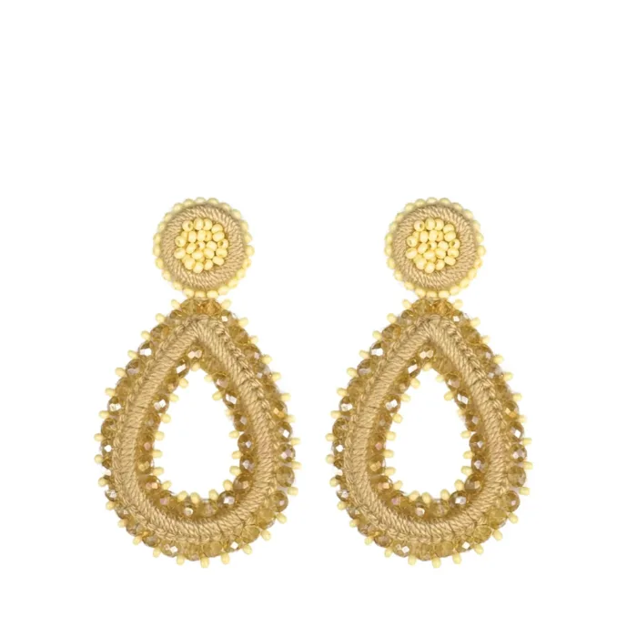 Drops Tarah Earrings - butter yellow