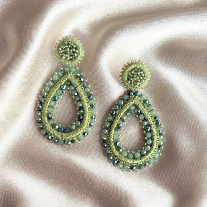 Drops Tarah Earrings - sage - Afbeelding 2