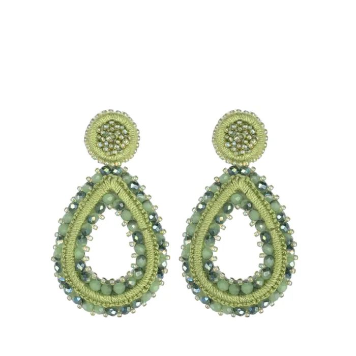 Drops Tarah Earrings - sage