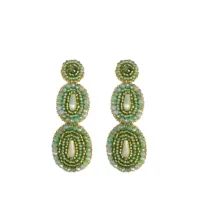 Ella Shine Earrings - sage