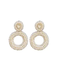 Harper Earrings - light beige